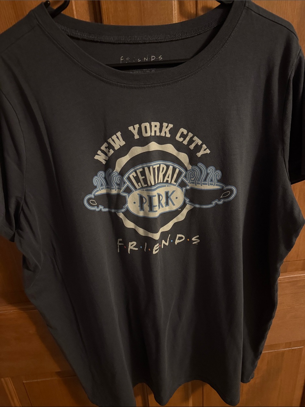 FRIENDS Black New York City Central Perk Graphic Tee